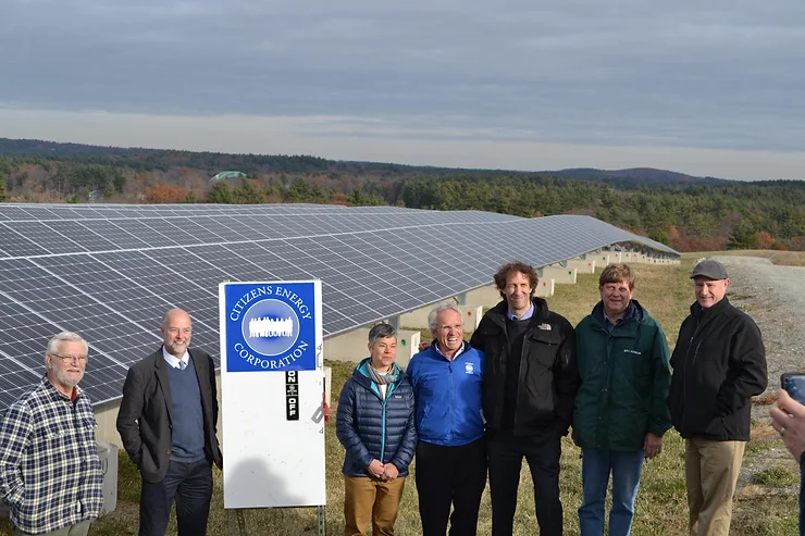 Citizens Energy Chairman Joe Kennedy Commissions Solar Array