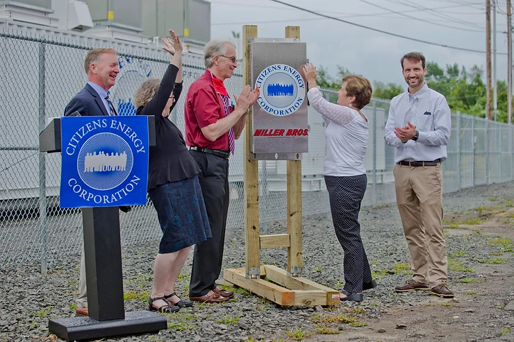 Dedication held for battery storage project in Holyoke
